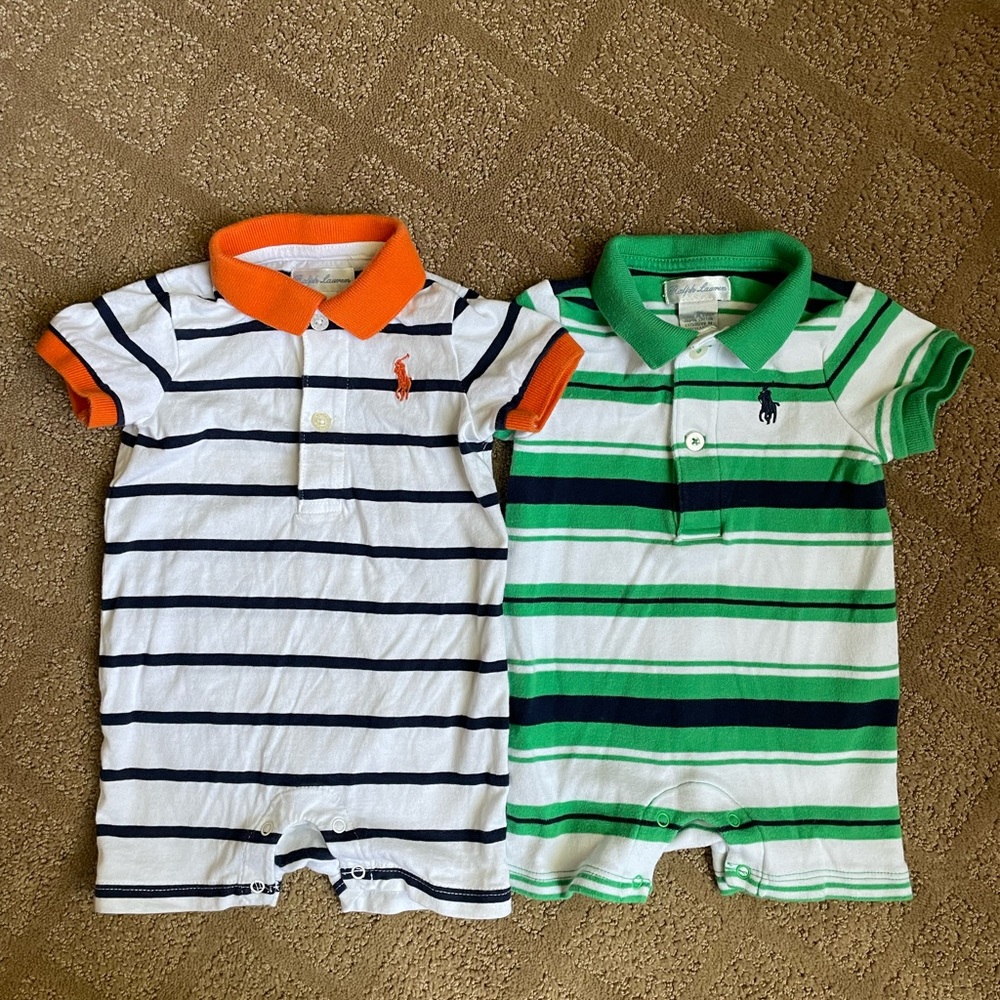 Ralph Lauren rompers size 3month